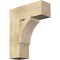Ekena Millwork Thorton Block Rough Sawn Bracket, Douglas Fir, 6"W x 18"D x 22"H BKT06X18X22THR05RDF - alternate 1